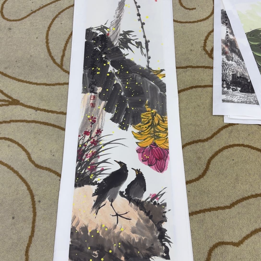 阳***，国画李海文李欣主播