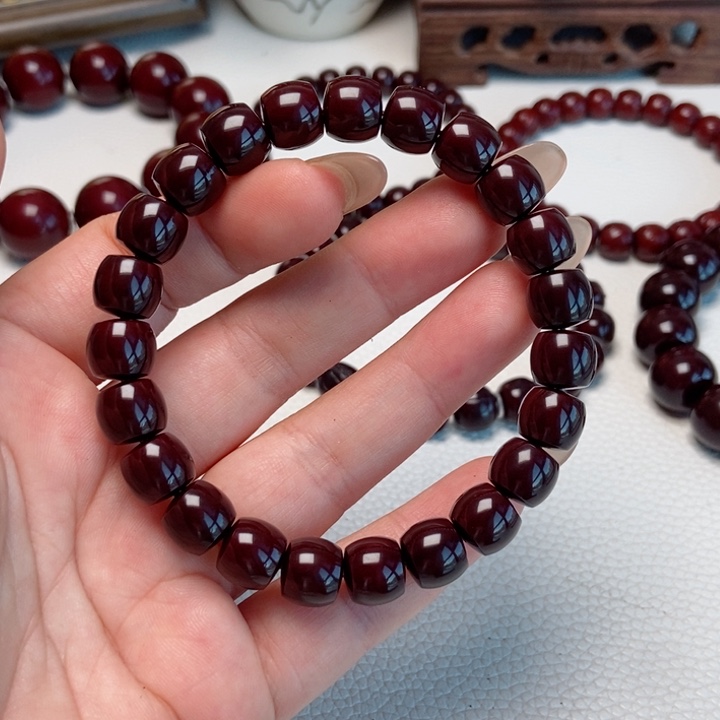 核桃手串/手链w****）猴头玉华