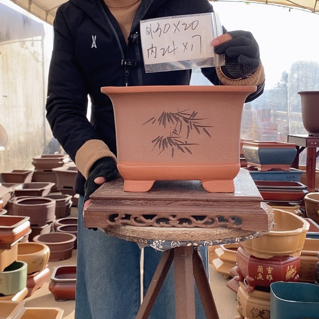 紫砂花盆紫砂花盆