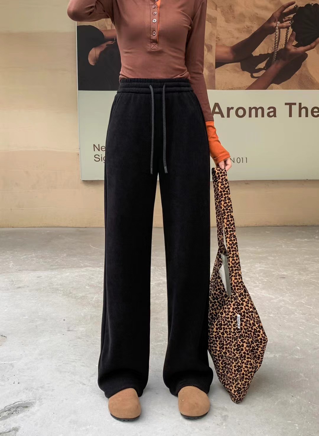  [ W i F i ]8172加绒灯芯绒直筒长裤（裤长102-106）