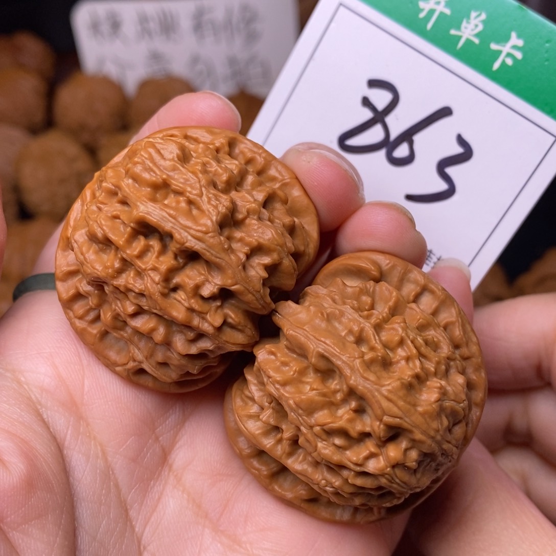 把件文玩核桃863白狮子4.1