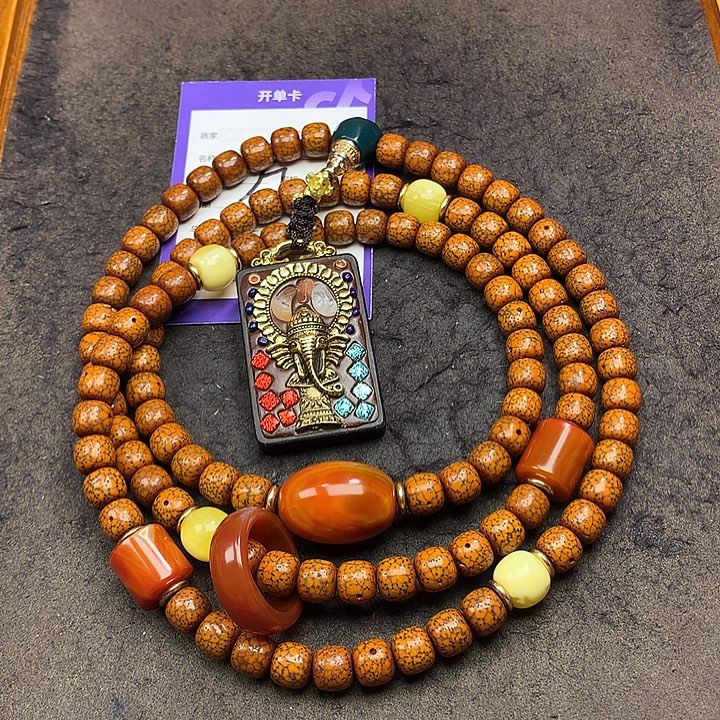 星月菩提吊坠脖挂