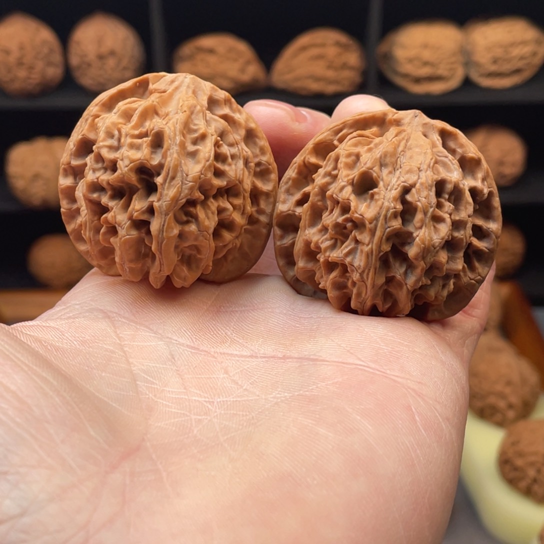 核桃把件41:高桩苹果圆