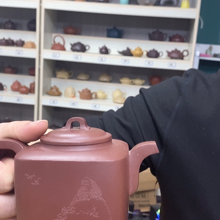 紫砂茶壶仍然让他柔软