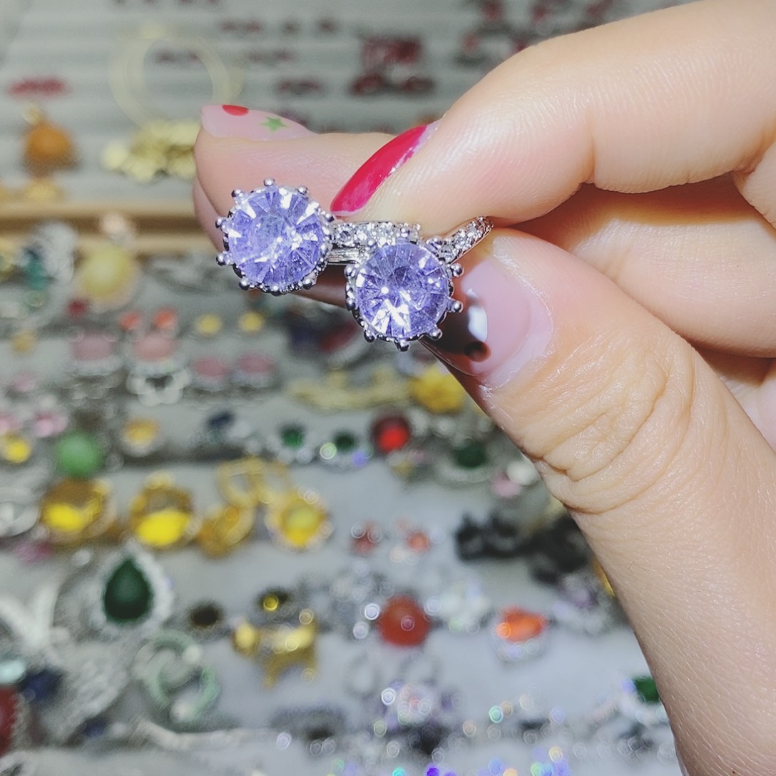 【闪购商品】托帕石耳饰银S925镶嵌