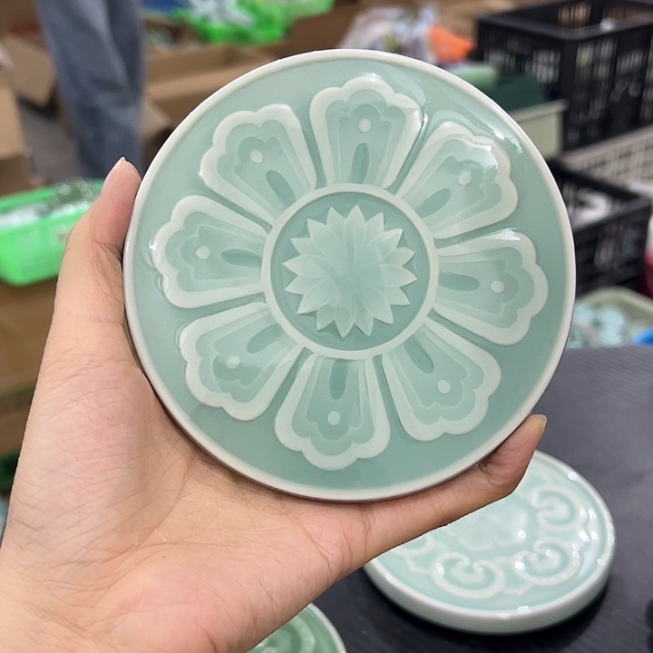 龙泉云间青瓷小米茶器