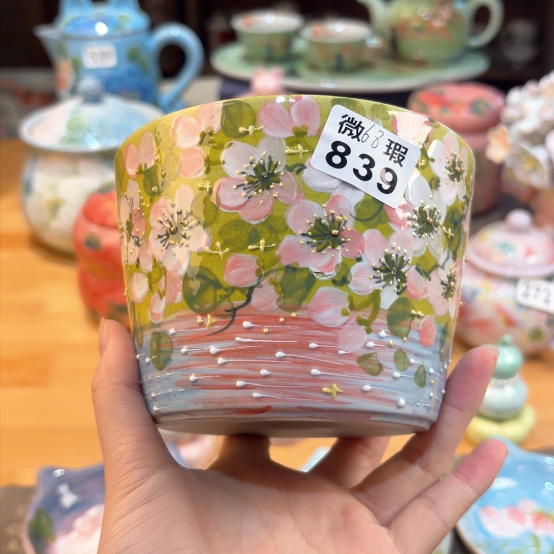 彪***暖景德镇手绘高温釉下彩陶瓷茶具