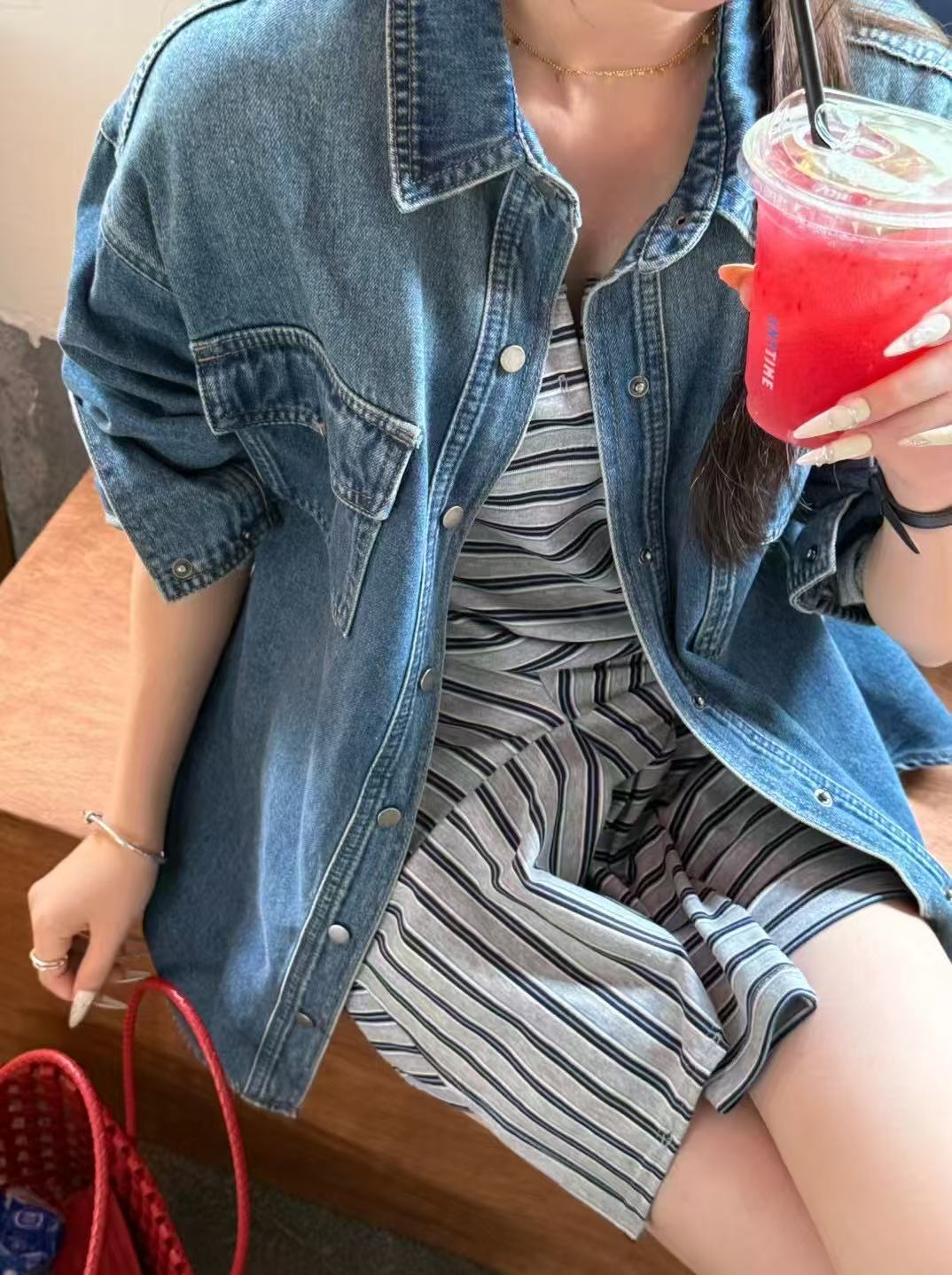 直播拍59-99 | 休闲风街头风通勤风时尚套装衬衣皮衣时尚