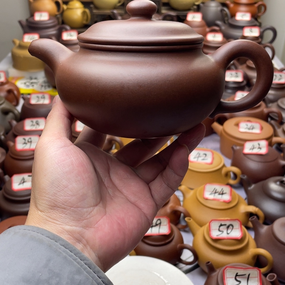 茶壶紫砂宜兴紫砂半手工