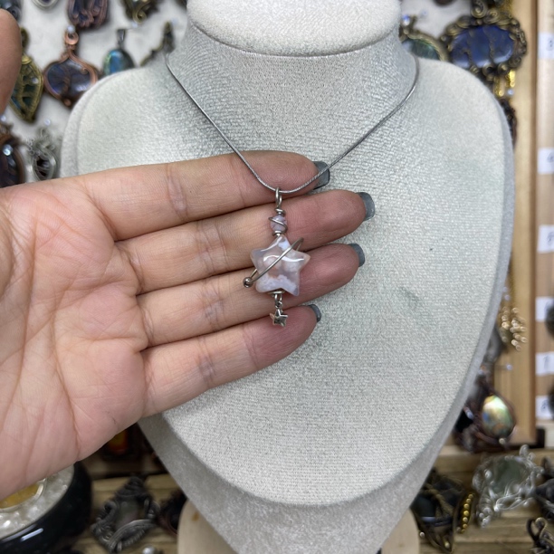 小众手工百搭樱花玛瑙吊坠（随机发货，可以直播间选）