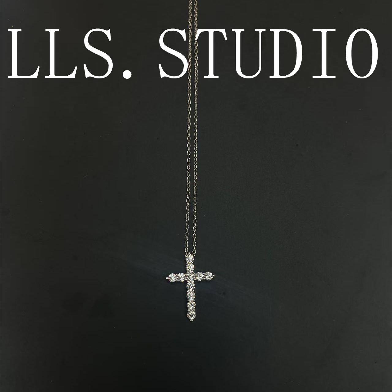 铜合金项链 十字架  7140