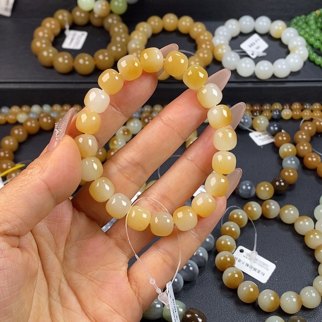 和田玉手串未镶嵌