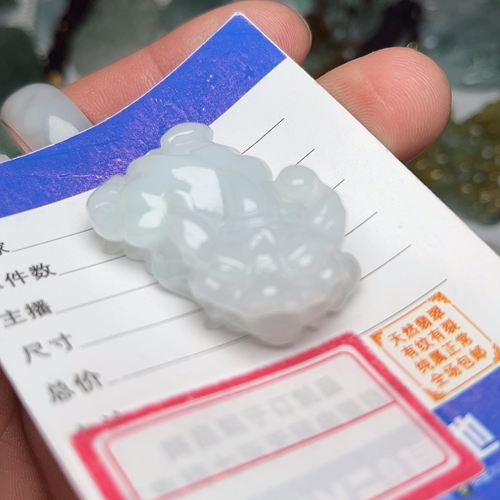 翡翠颈饰未镶嵌貔貅