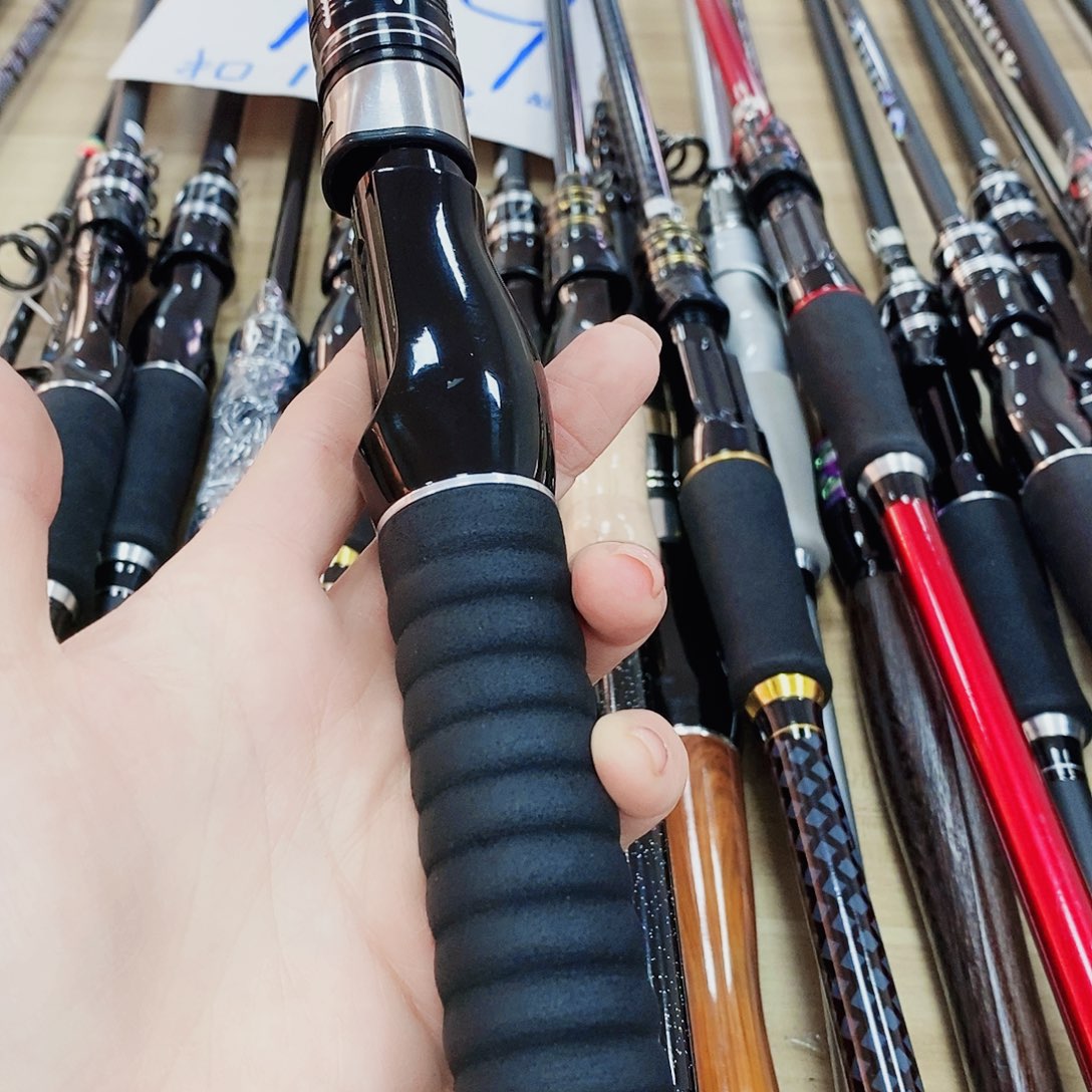 黑色伸缩直柄路亚竿2.1米