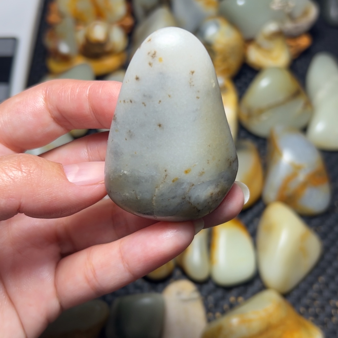 和田玉未镶嵌挂件40