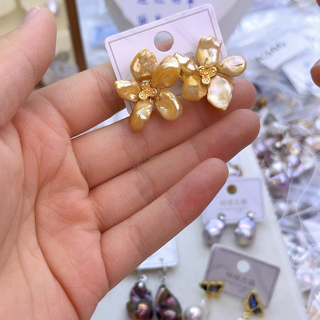 银S925镶嵌淡水珍珠项链定制348