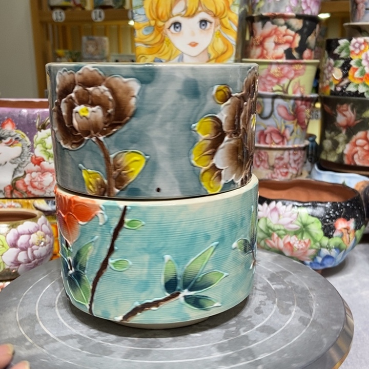 景德镇艺术手绘作品