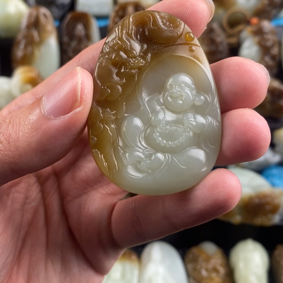 和田玉挂件未镶嵌