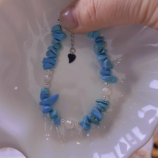 淡水珍珠手绳合金