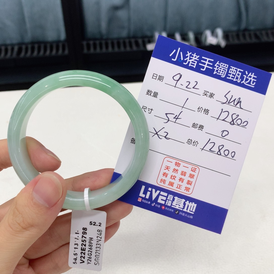 未镶嵌手镯翡翠S****