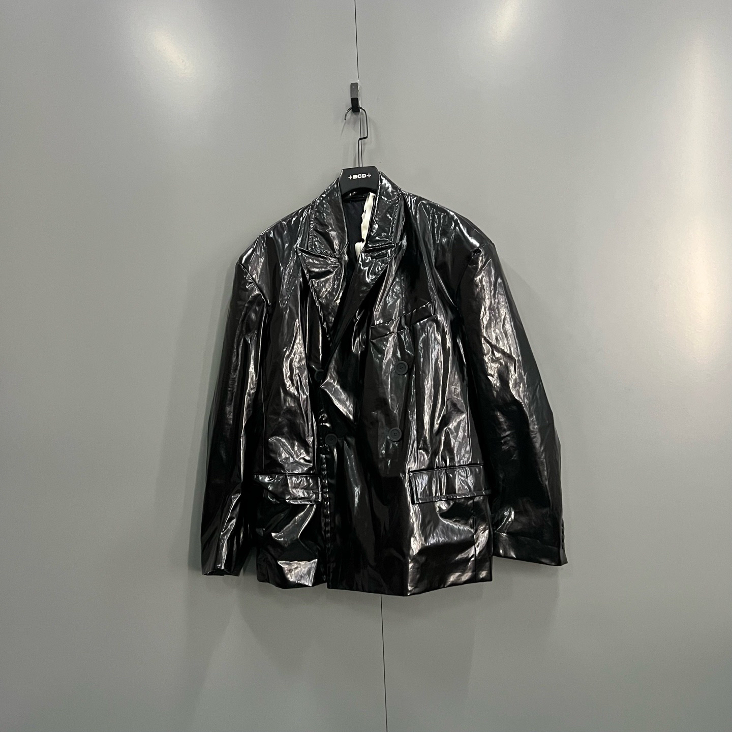 99新 Balenciaga/巴黎世家 ab1230 001199 黑色休闲西装外套 2码