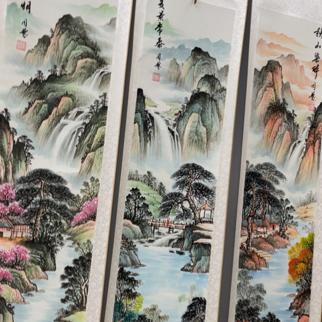 国画老师手笔手绘作品n