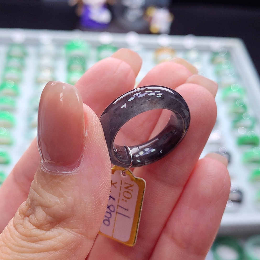 未镶嵌戒指翡翠11号