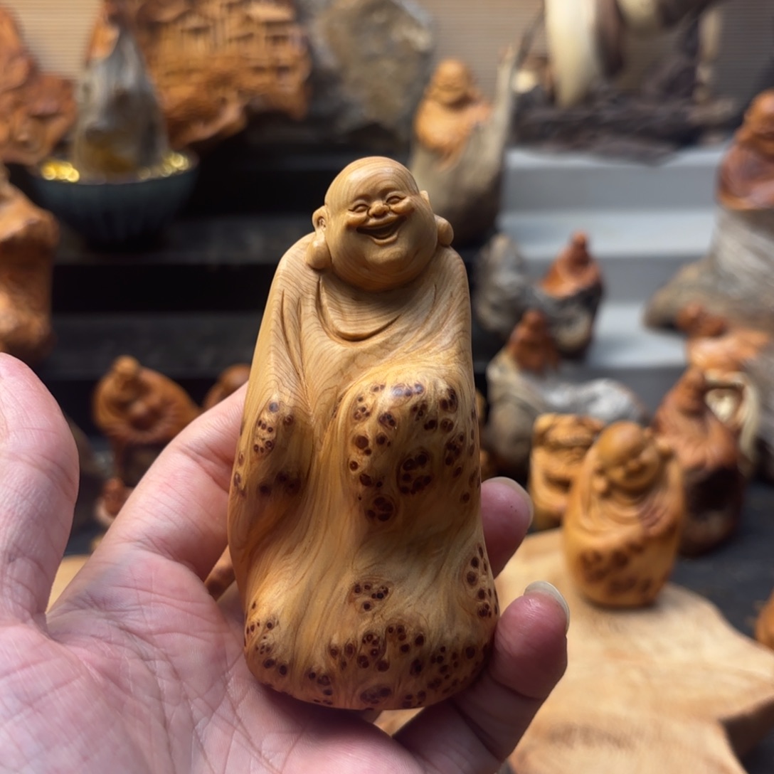 大***子柏木太行崖柏手工雕刻