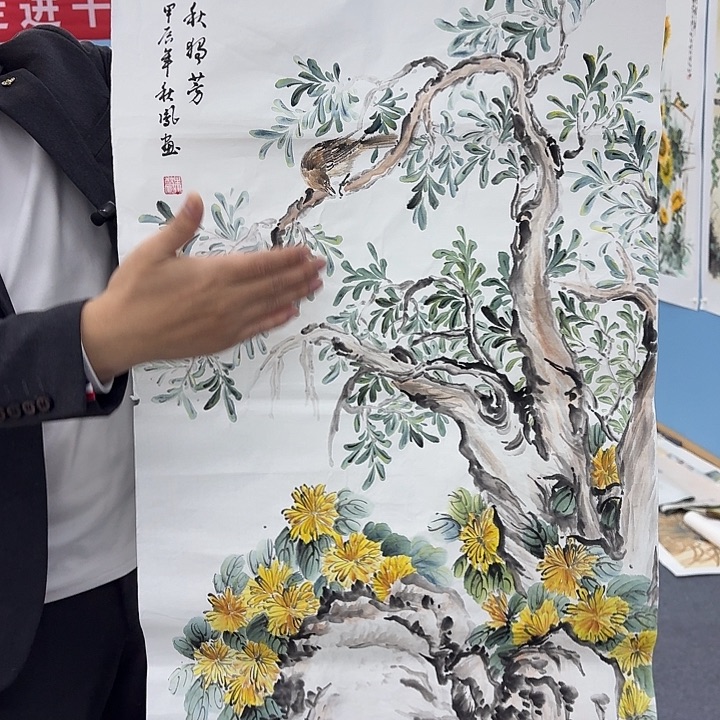 国画手绘国画作品