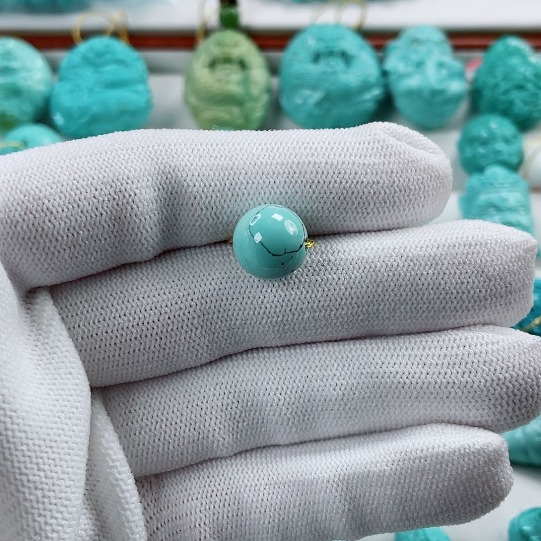 绿松石车挂未镶嵌