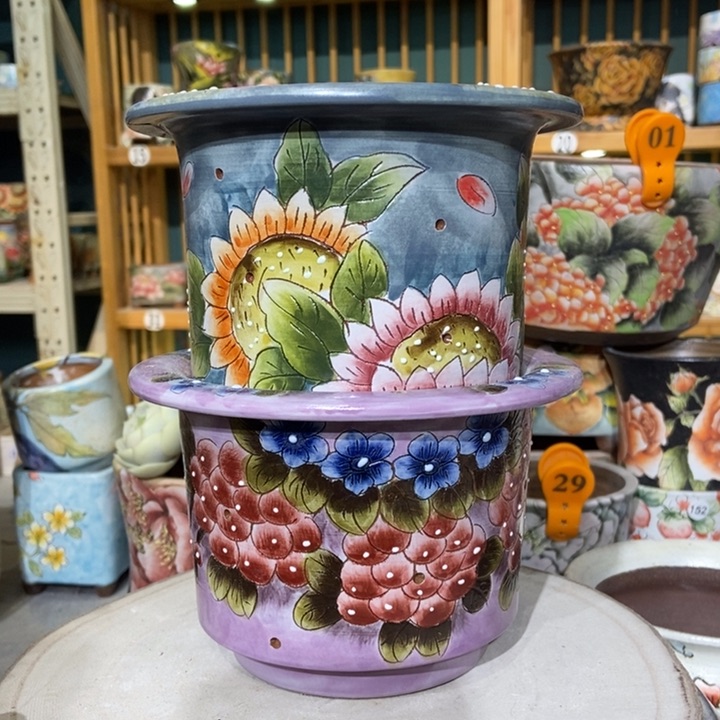 红陶景德镇艺术手绘作品