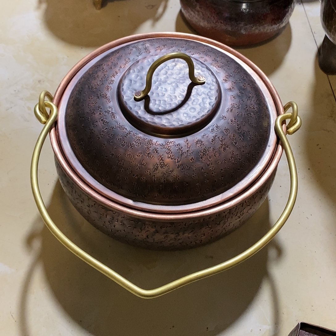 提梁吊锅手工锻打工艺
