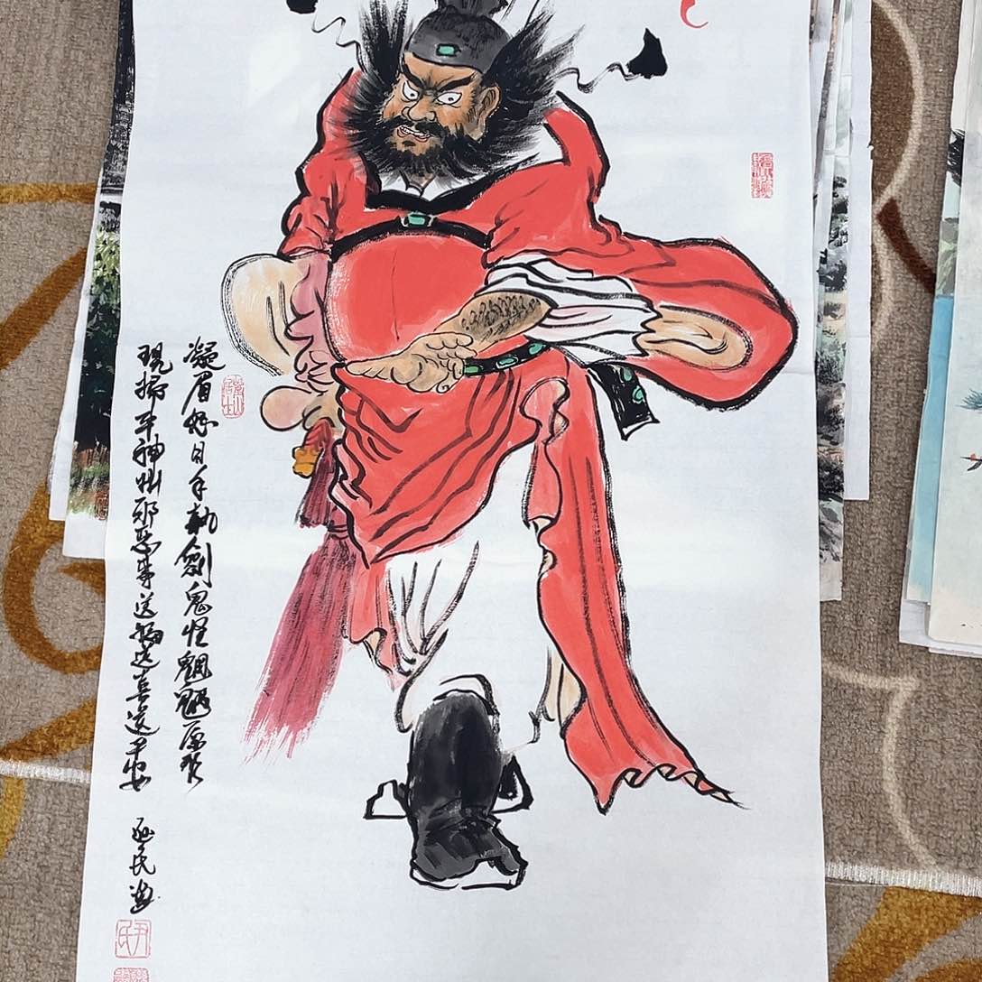 国画葫*河绘画作者尹逊民