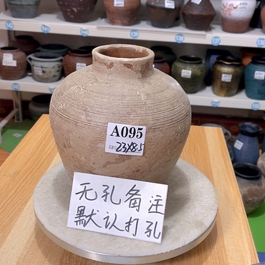 红陶手工制作工艺花盆