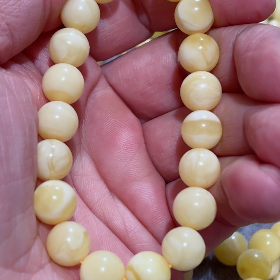 蜜蜡手串未镶嵌琥珀蜜蜡手串10mm+