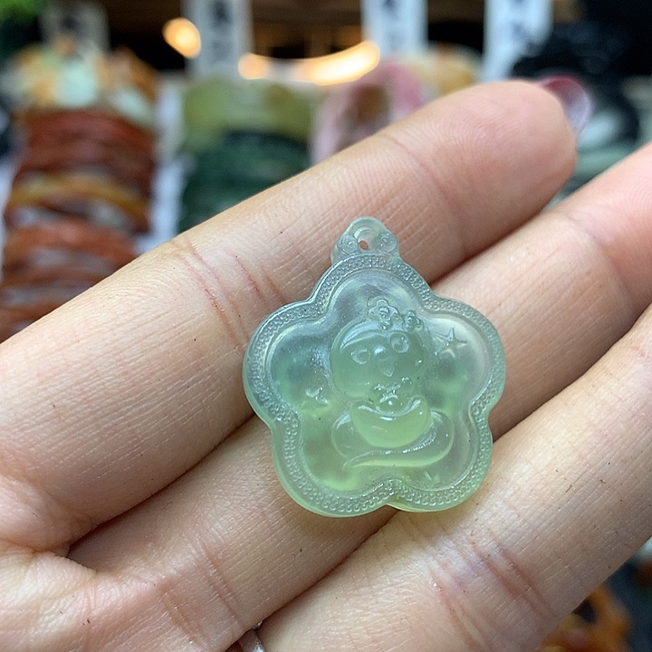 蛇纹石玉手镯未镶嵌莉*