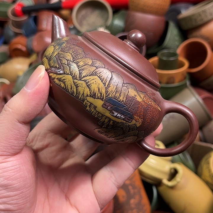 紫砂茶杯全手工紫砂主人杯