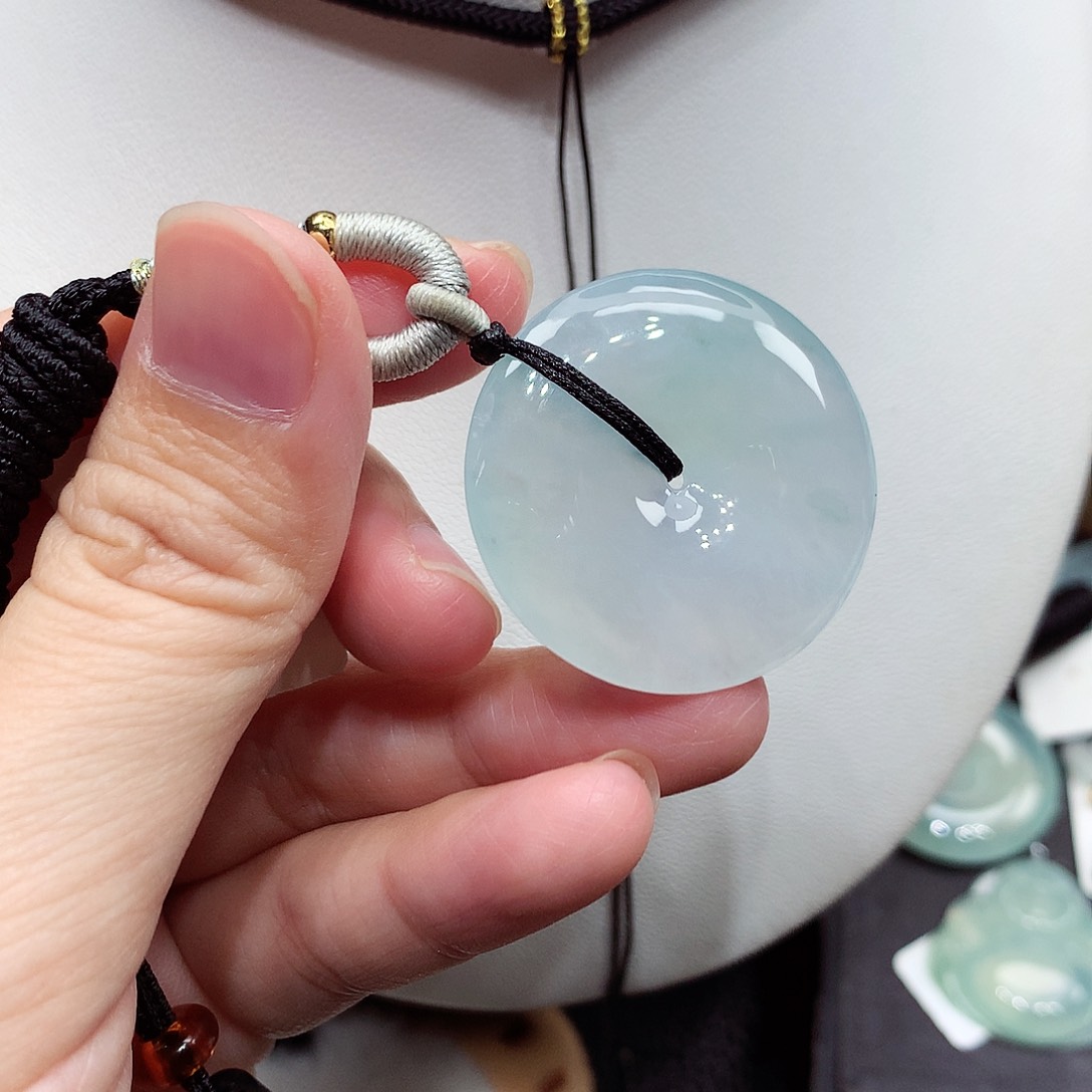 颈饰未镶嵌翡翠编号12，30/5.6