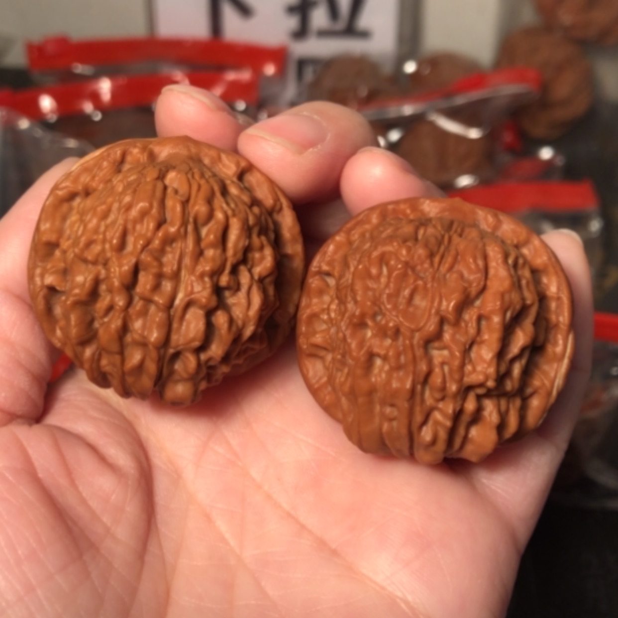 【闪购商品】文玩核桃把件四座楼40