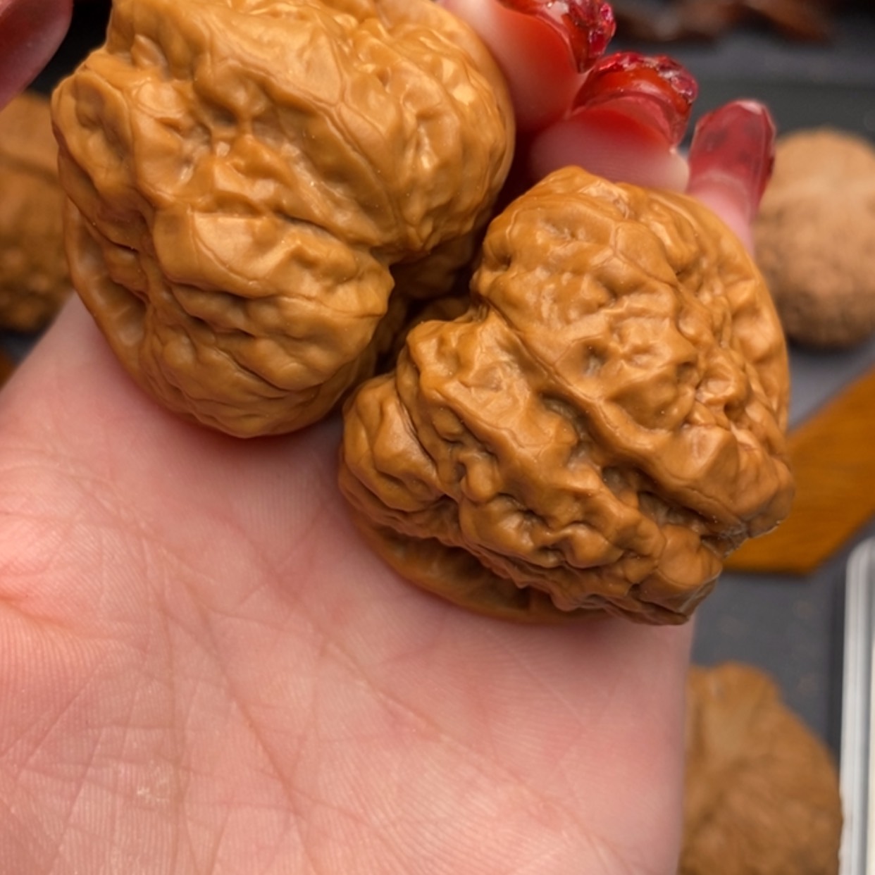 【闪购商品】文玩核桃吊坠蛤蟆头40