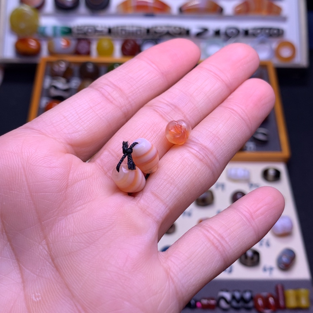 〆***宝玛瑙/玉髓未镶嵌颈饰