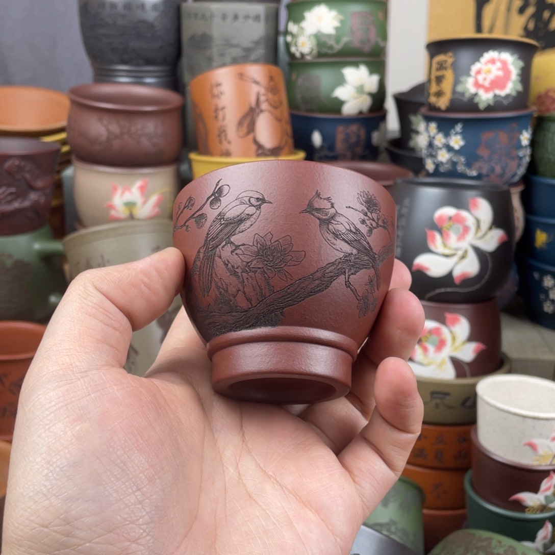 紫砂茶杯紫砂茶杯