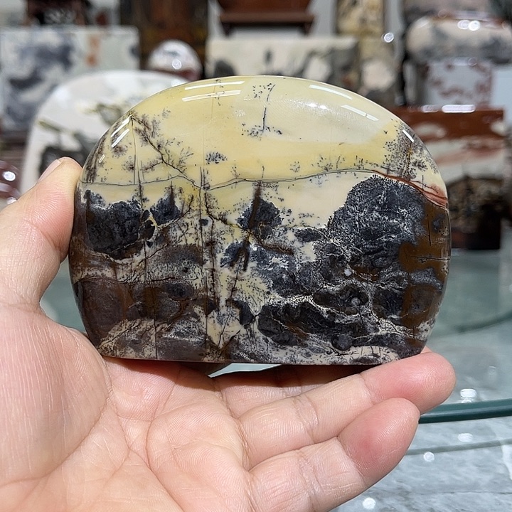 广西石e*e国画石摆件