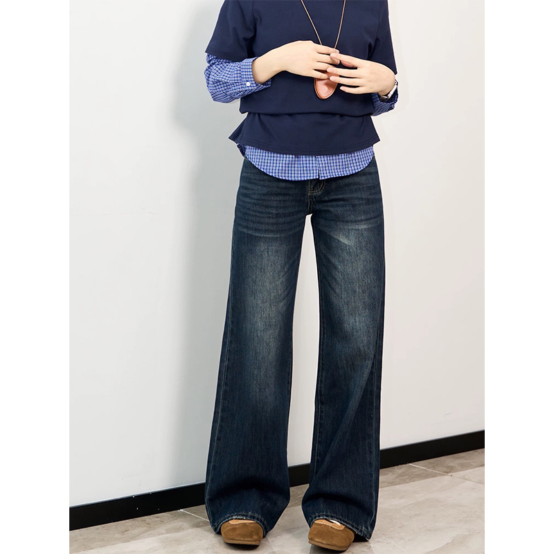 加绒加厚牛仔裤链接款（默认瑕疵）