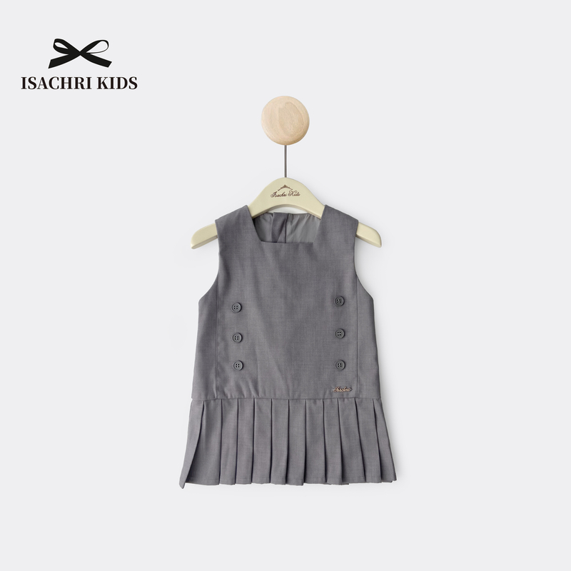 晶晶家【现发】奥兹学院 校园文艺~女童背心裙儿童秋冬连衣裙 IS162