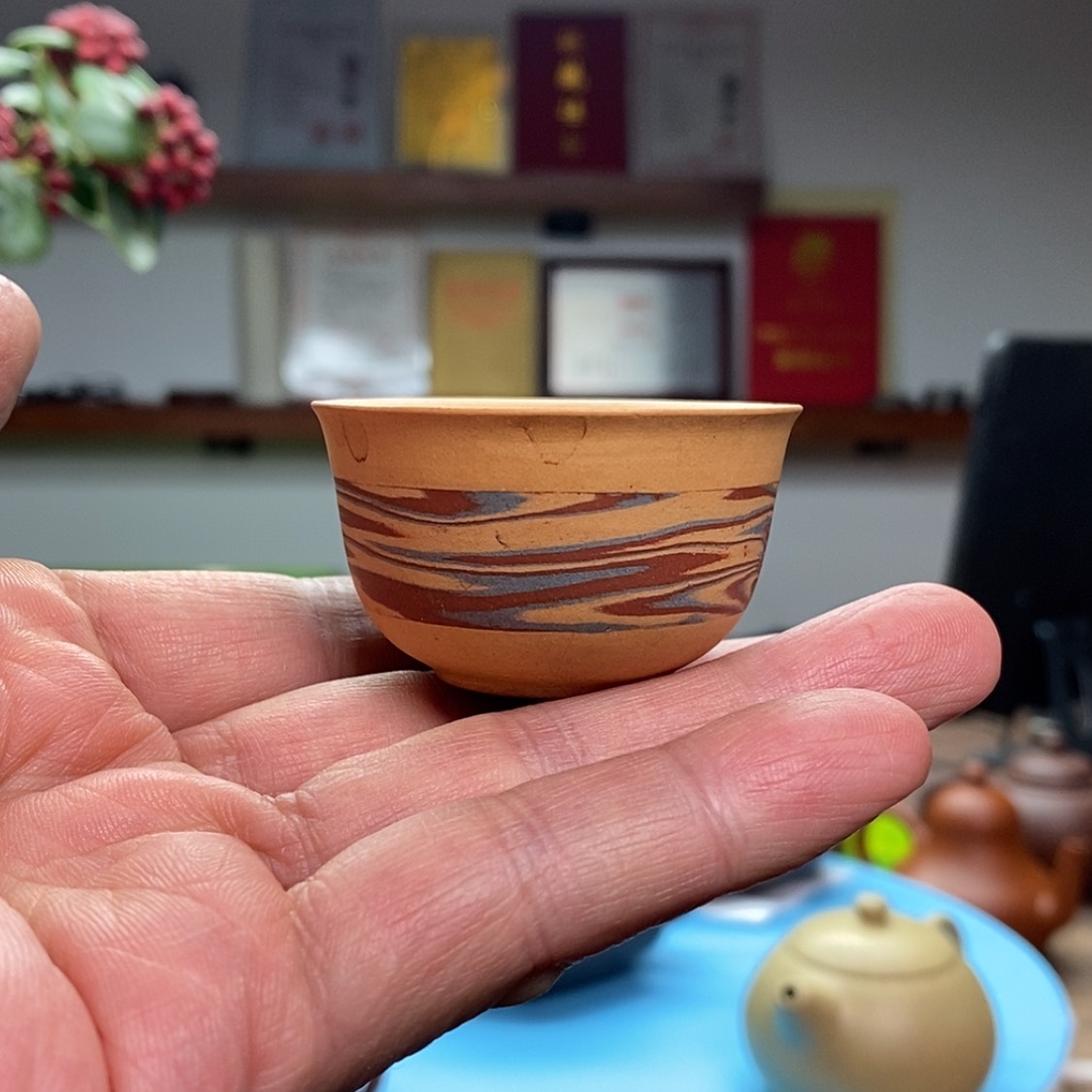 【闪购商品】茶壶段泥主人杯:30CC半手