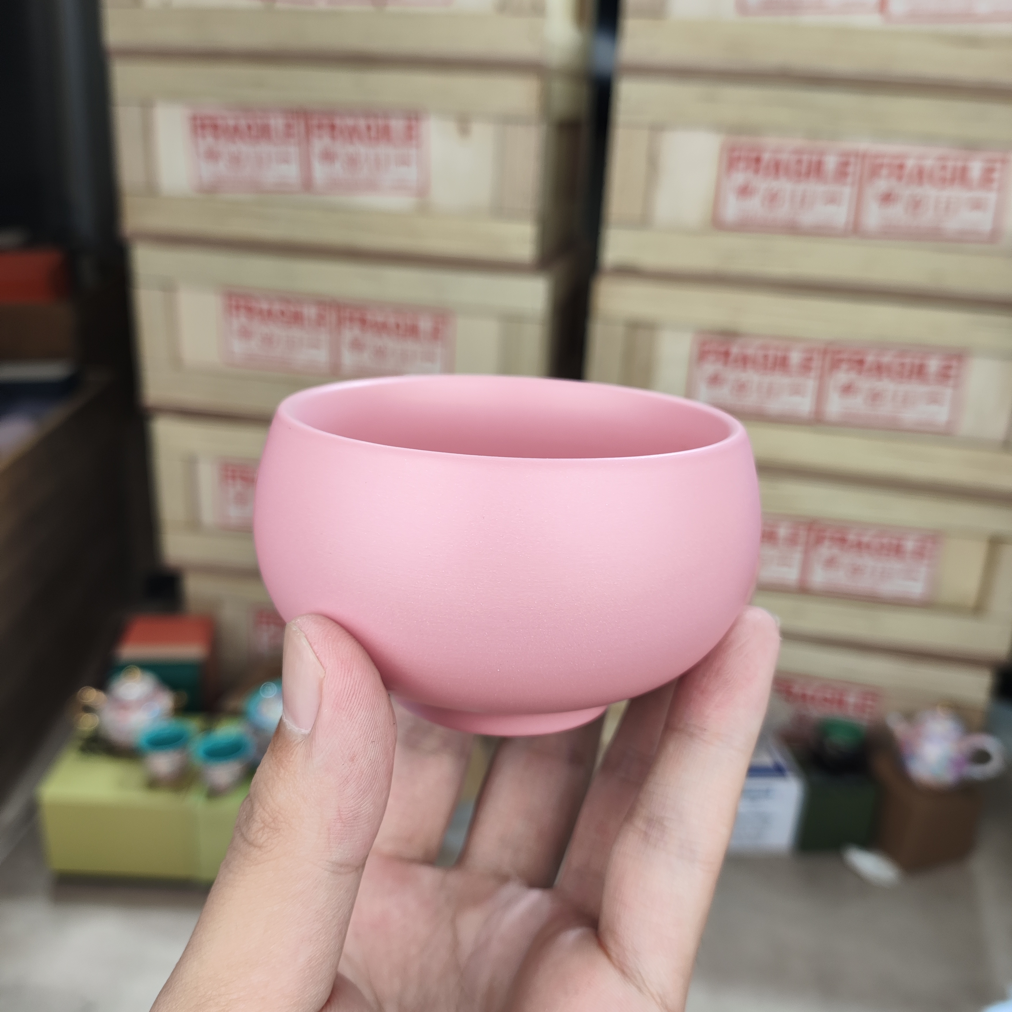 2店【闪购商品】粉紫砂单杯3495
