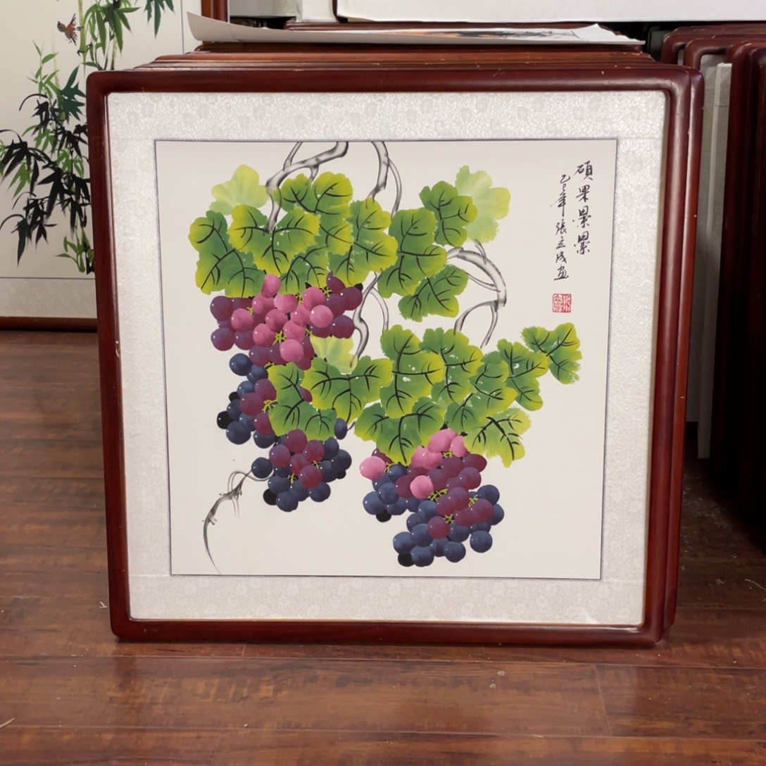 国画带框尺寸63*63厘米