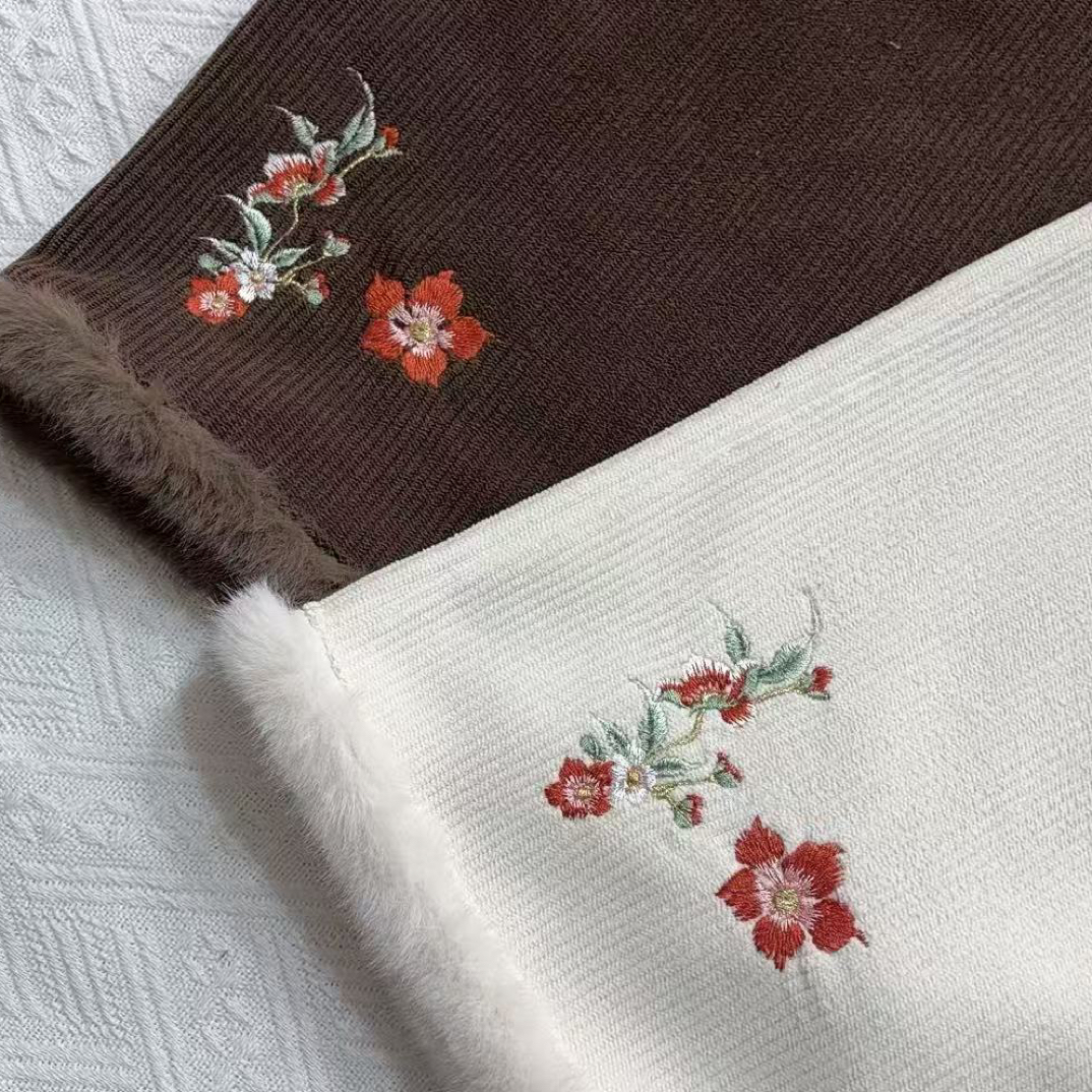 夏末汉服 女加厚保暖直筒裤阔腿裤宽松显瘦加绒加厚《有口袋》百搭