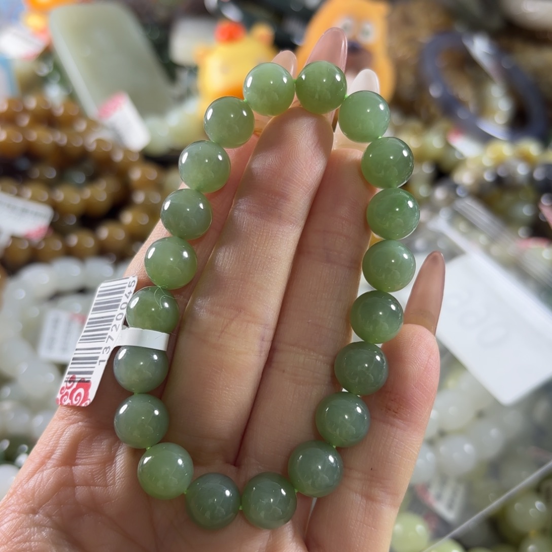 和田玉未镶嵌手链66